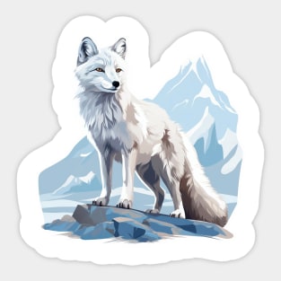 Arctic Fox Sticker